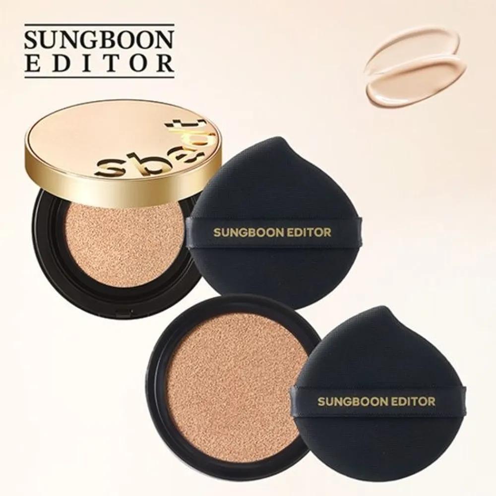

[SUNGBOON EDITOR] Silk Peptide Lifting Ampoule Cushion (1 Main Product 15g + 1 Refill)