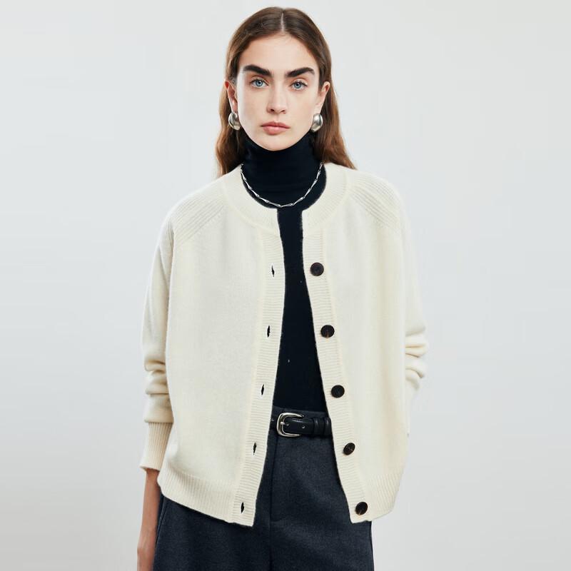 Women's 100% Cashmere Thickened Cardigan Sweater