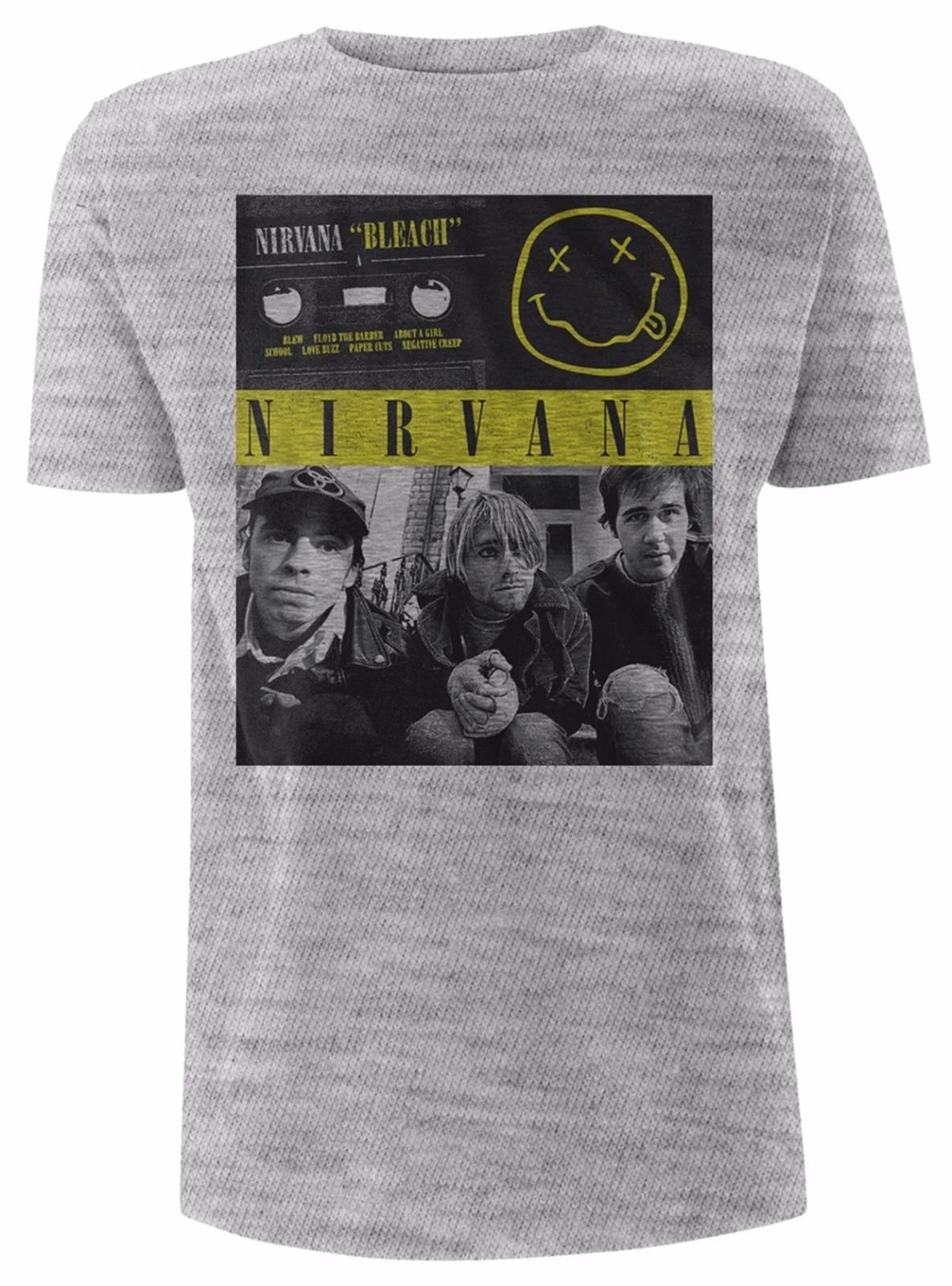 Nirvana  Bleach Tape Photo  T shirt - NEW 3XL