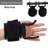 1 Pair Pull-up Weight Lifting Grip Hook Non-Slip Steel Hook Grips Strap  Strength Training