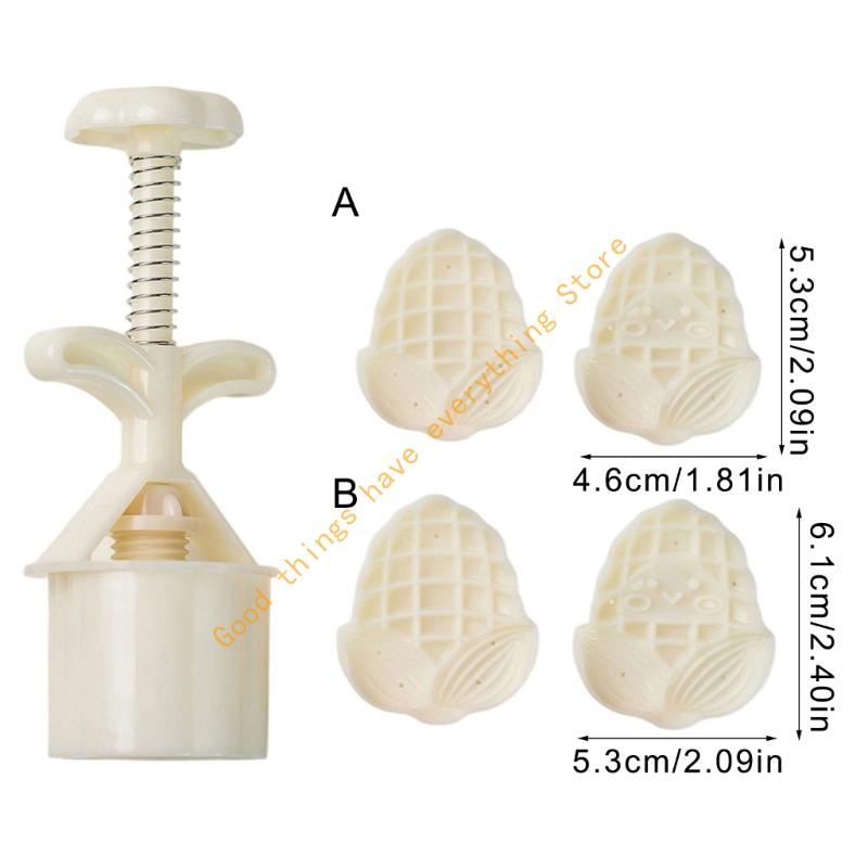 Creative Corn Mooncakes Molds Durable 50/75g Corn Mooncakes Crafting Molds for Artisanal Dessert Enthusiasts 55KF