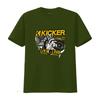 Kicker Car Audio Old School Basshead Linin Loud T Shirt Vintage Washed Graphic Fashion Slightly Versatile Homme Unisex Casual