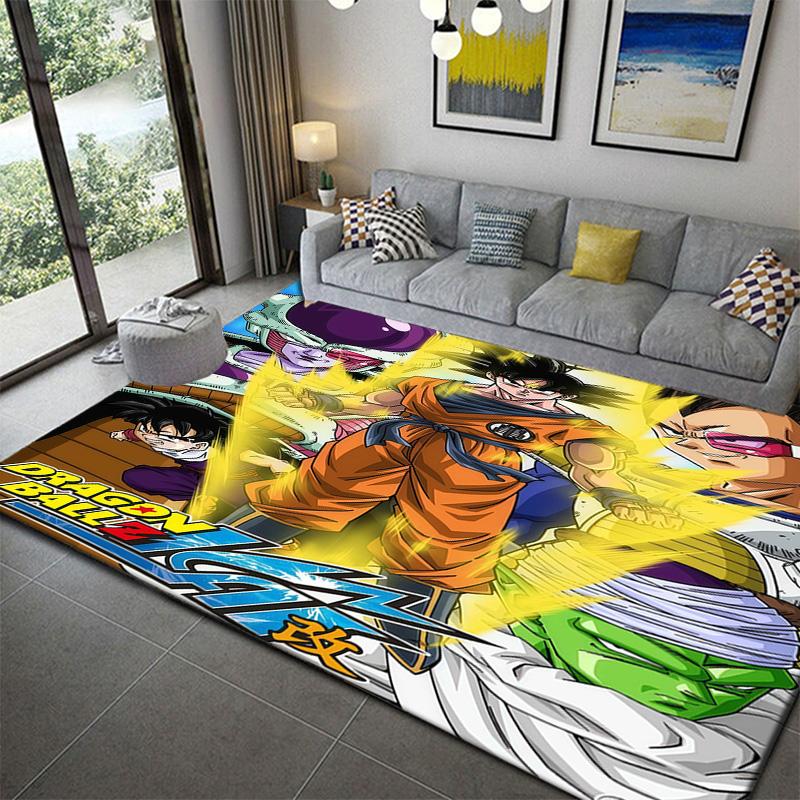 Dragon Ball 4 Star Ball Pattern Area Carpetanime soft washable cartoon floor carpet