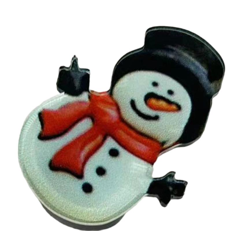 Pack of 4 Christmas Snowman Knob Covers Cabinet Knob Decorations Set for Festival Cabinet Decoration In Kitchen & Bedroom
