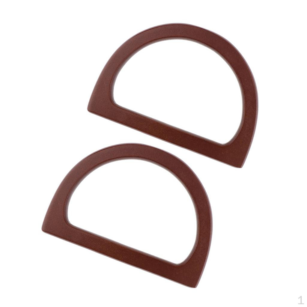 

Деревянная ручка для сумки, изготовление сумки из 2 штук, коричневый, как описано