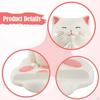 Praying Cat Phone Holder,Funny Cellphone Stand Birthday Gift Resin Kitten Statue Animal Figurine for