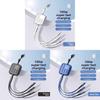 100w Fast Charging Data Cable With 12m Extensible Design For Apple Huawei Oppo Devices