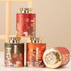 Compact Sealed Tea Can for Black, Rock, or White Tea - Small Empty Paper Packaging Container