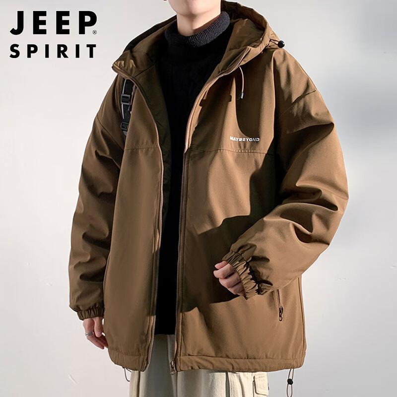 JEEP SPIRIT Men's Hooded Winter Padded Jacket