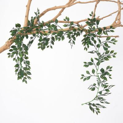 Artificial Garland Leaf Vines Greenery Hanging Rattan Christmas Party Decoration