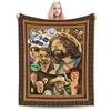 Superweiche Decken Mädchen Jungen Picknick The Dude Big Lebowski Überwurf Flanell Tagesdecke für Couch Sessel Sofa Bett Sofa Bett
