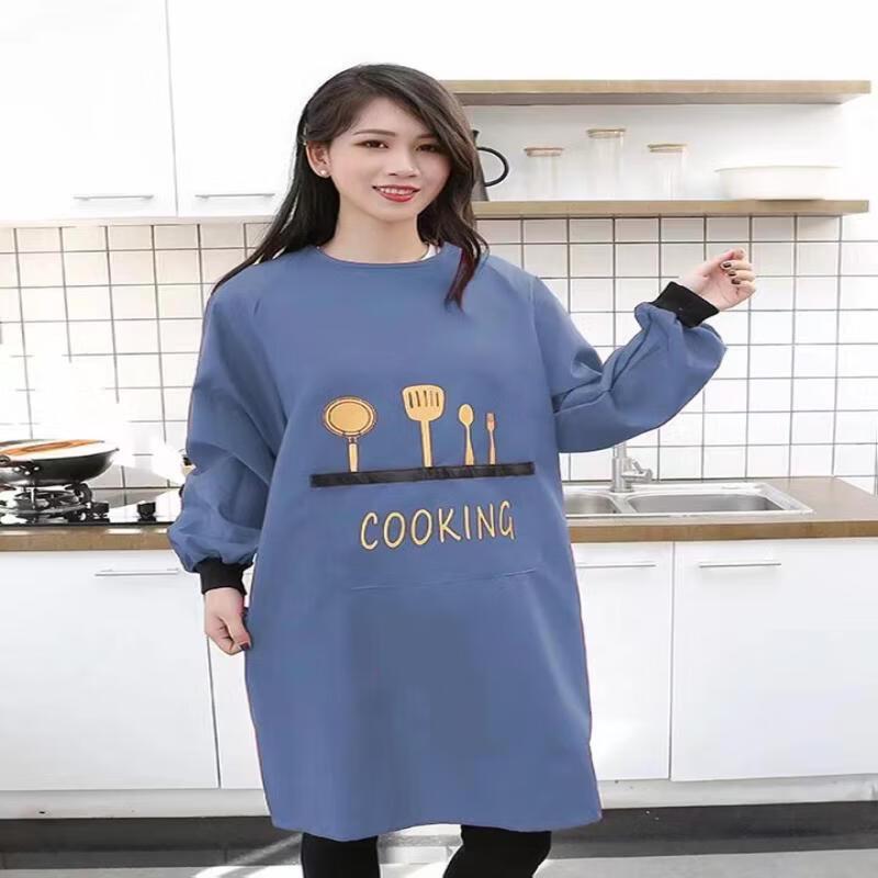 Waterproof Oil-Proof Kitchen Apron with Hand Towel