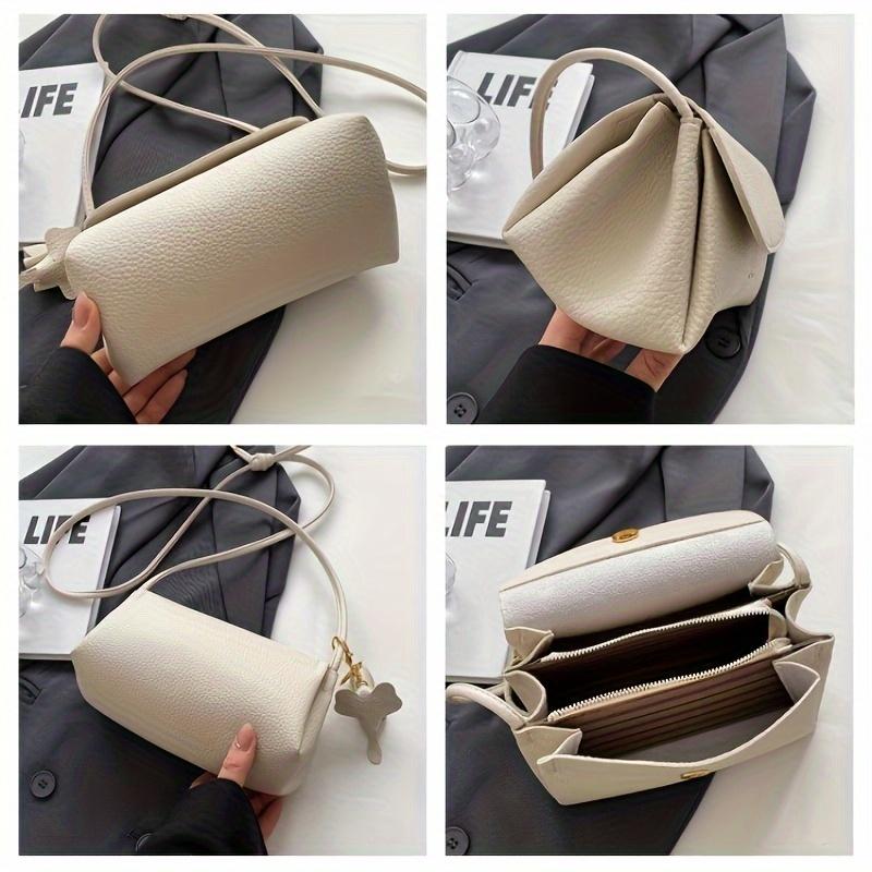 Vintage PU Crossbody Bag Retro Fashion Shoulder Bag Women'S Casual Trendy Handbag & Purse