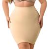 Kadın Avrupa & Amerikan Seksi Vücudu Saran Kalça Kavrayan Etek - Sıkı Bel, Vücut Hatlarını Belirginleştiren, Düz Renk