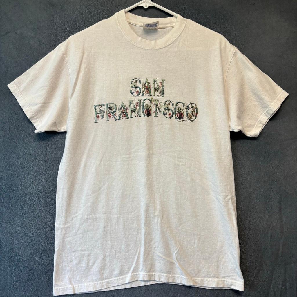 Vintage Hanes San Francisco Shirt Heavyweight Arts Uniq Inc Fairy Artsy Floral