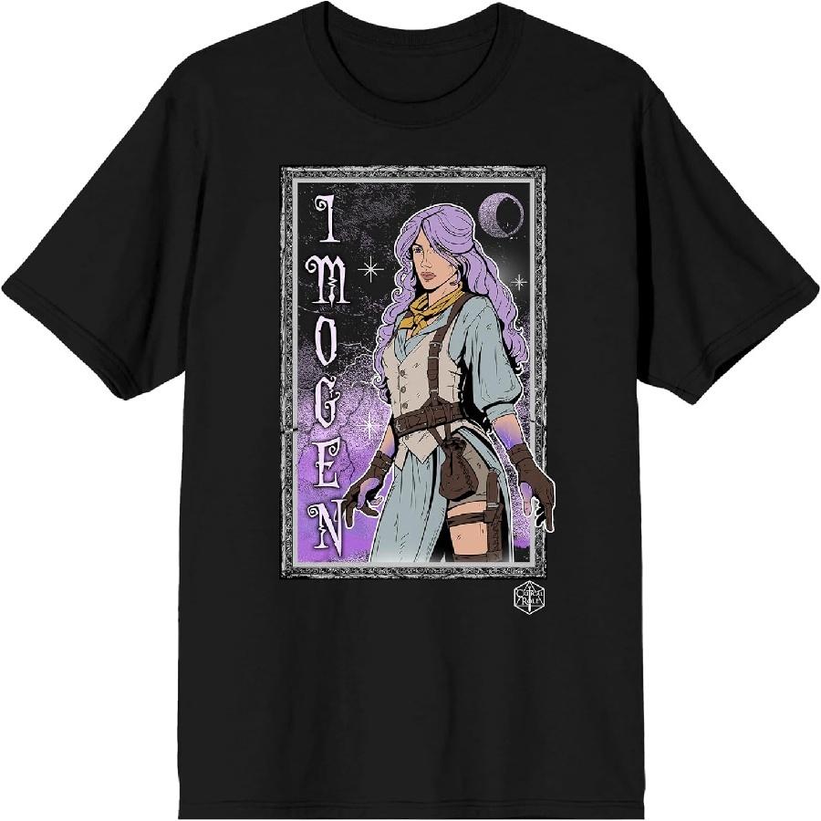 

Critical Role - Bells Hells Имоген Черная мужская футболка с коротким рукавом и круглым вырезом S чёрный