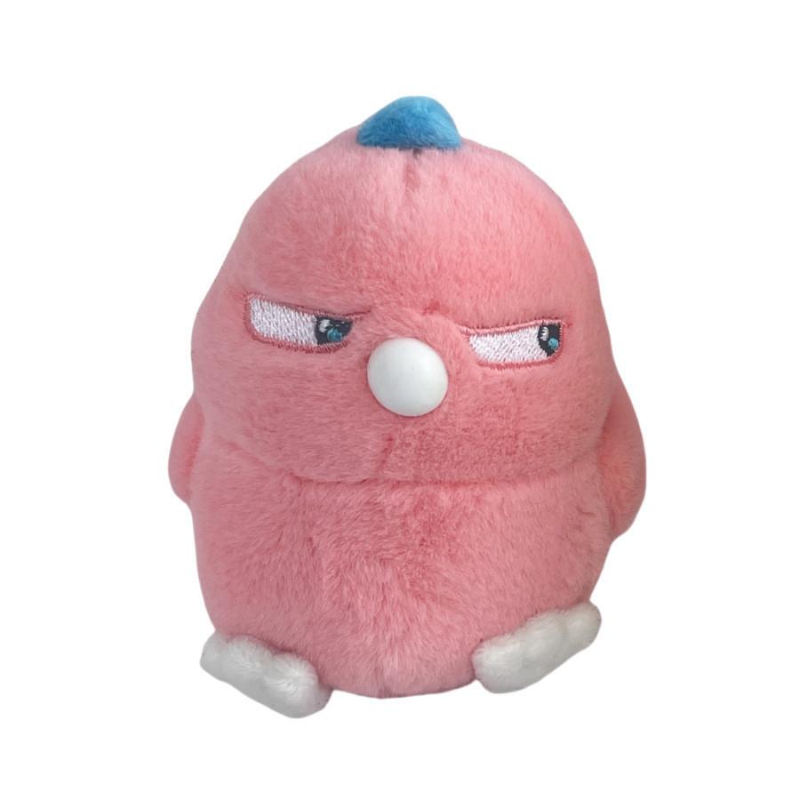 Adorable Bubble-blowing Chicken Plush Doll Keychain Soft And Cute Short Plush Gift
