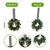 Miniature , Suitable For Kitchen Cabinets, Miniature Spring Artificial Easter Egg Wreath.