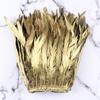 Gold Silber Lila Spitze Federstaubwischer für DIY Kleidung Accessoires
