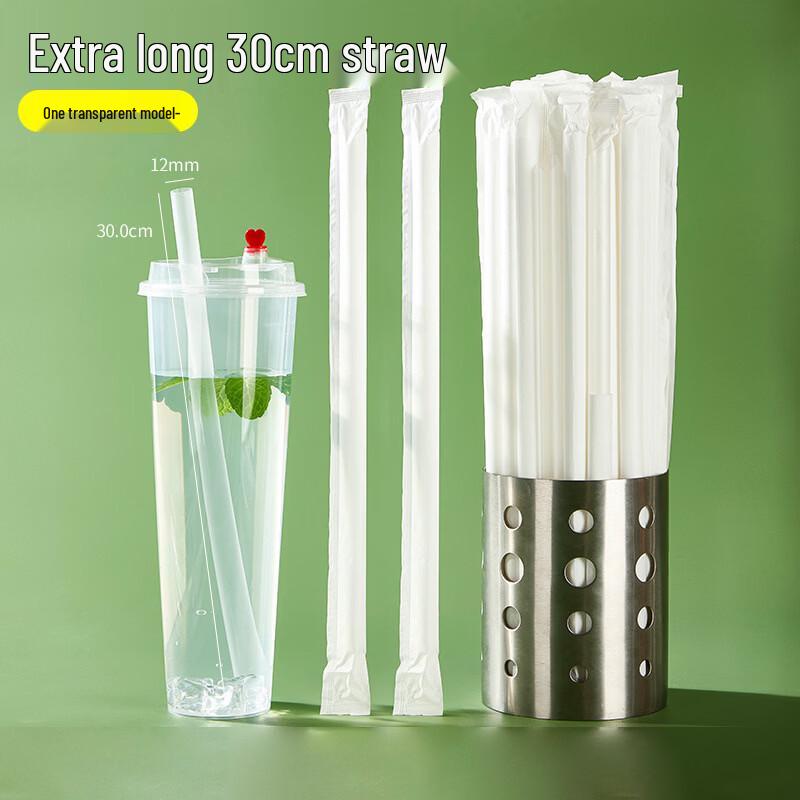 Extra-Long Hardened Milk Tea Straws