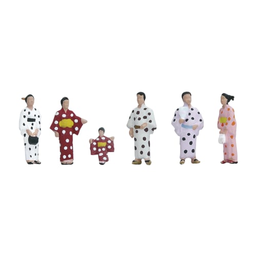 

KATO N Gauge Kimono People 2, Yukata 24-248 Diorama Supplies