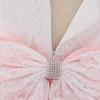 Infant Girls' First Birthday Lace Princess Dress with Bow