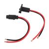 DC12V Trolling Motor Plug and Receptacle 2 Wire Flush Mount Plug and Play for Marine Boats Kayaks