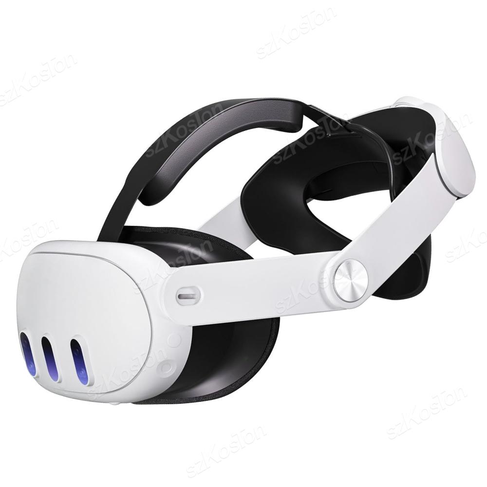 

Ремешок на голову для Meta Quest 3 Комфортный регулируемый ремешок Elite для Meta Quest 3 Уменьшает давление Мягкая подушка Аксессуары для гарнитуры VR