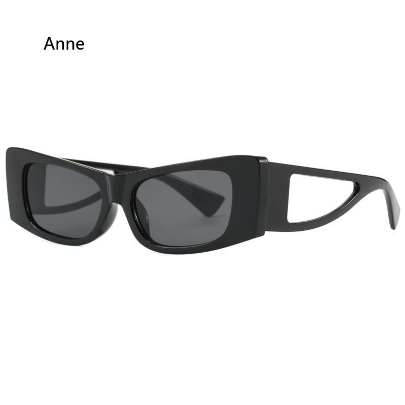 Vintage Retro Stil Sonnenbrille Herren Rechteckige Form Ausgehöhlter Bügel Sonnenbrille Damen Europäisch Amerikanischer Stil Damen Sonnenbrille