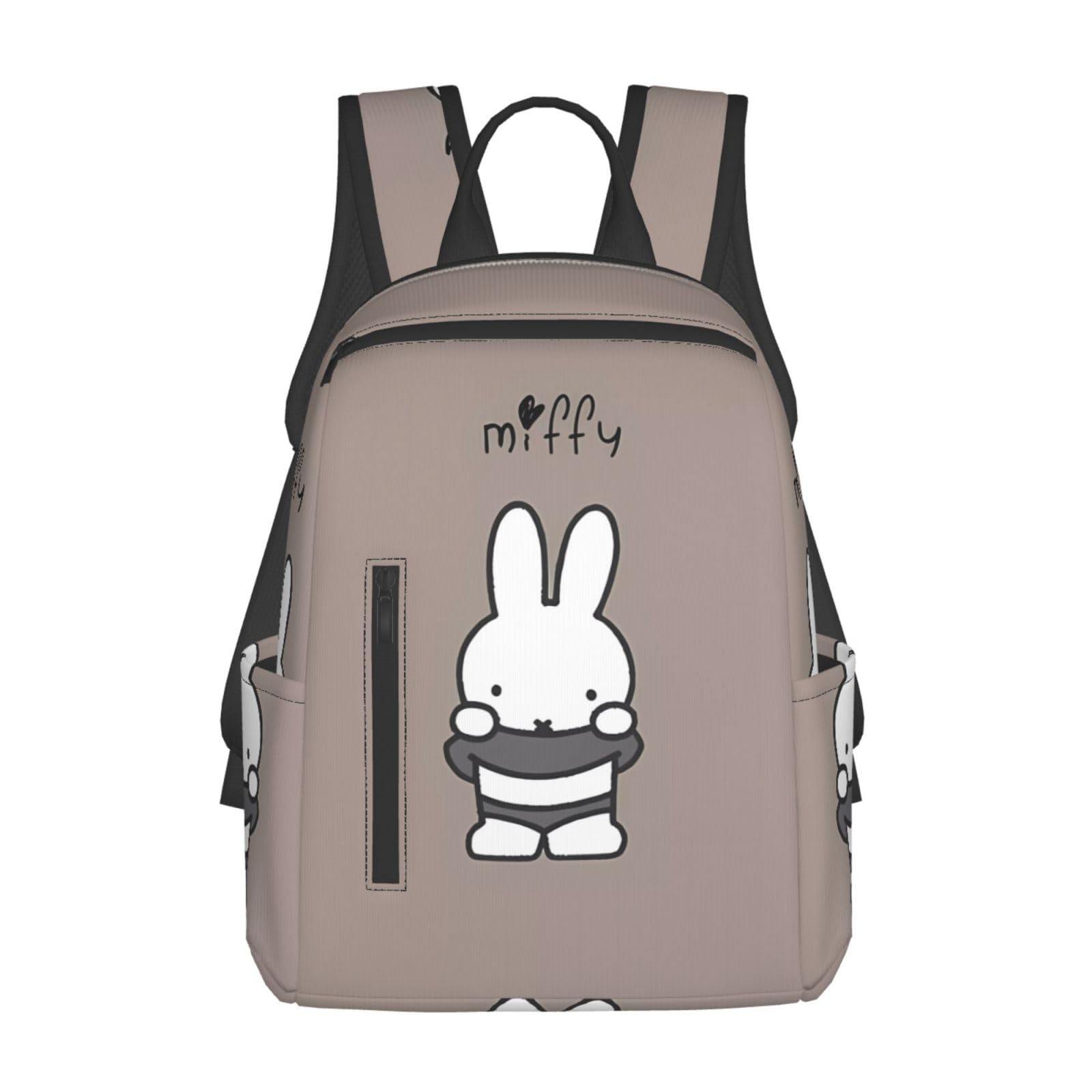 Рюкзак Daypack Asamike, Стильный, Милый дизайн с Миффи, Повседневный, Большой вместимости, Популярный, Многофункциональный, Идеальный подарок для колледжа и старшей школы