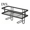 Metal Iron Organizer Toilet Water Tank Storage Rack, Space Saving with No Drill Rack Drainage Design, Free Standing Toliet Shelf for Bathroom