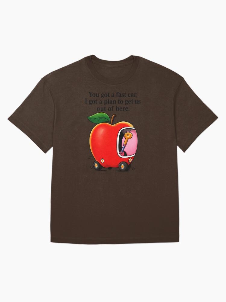 Comfort Colors Fast Car, Apple Car Driving Design, Tracy Chapman Quote Oversized T-Shirt