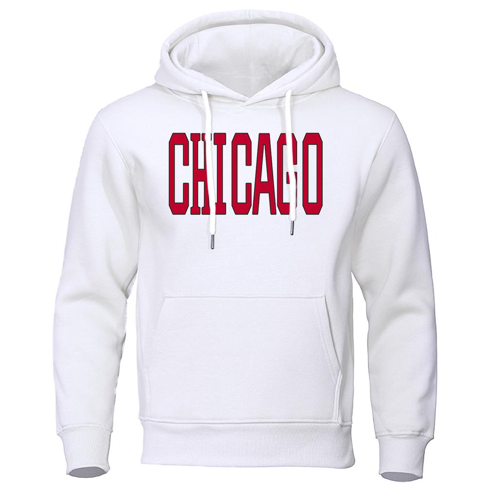 Men's And Women's Long Sleeves Chicago Basketball Uniform Printing Mens Hoody Street Hip Hop Hoodies Loose Clothes