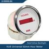 KUS 52mm 2" Engine Hour Meter Gauge with Backlight 12V 24V 99999.9h