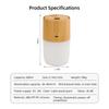 300ml Aroma-Diffusor mit Holzmaserung, mit Luftbefeuchter, Luftreinigung und beruhigenden 7-Farben-LED-Lichtern, 2 Sprühmodi, einschließlich 2 e
