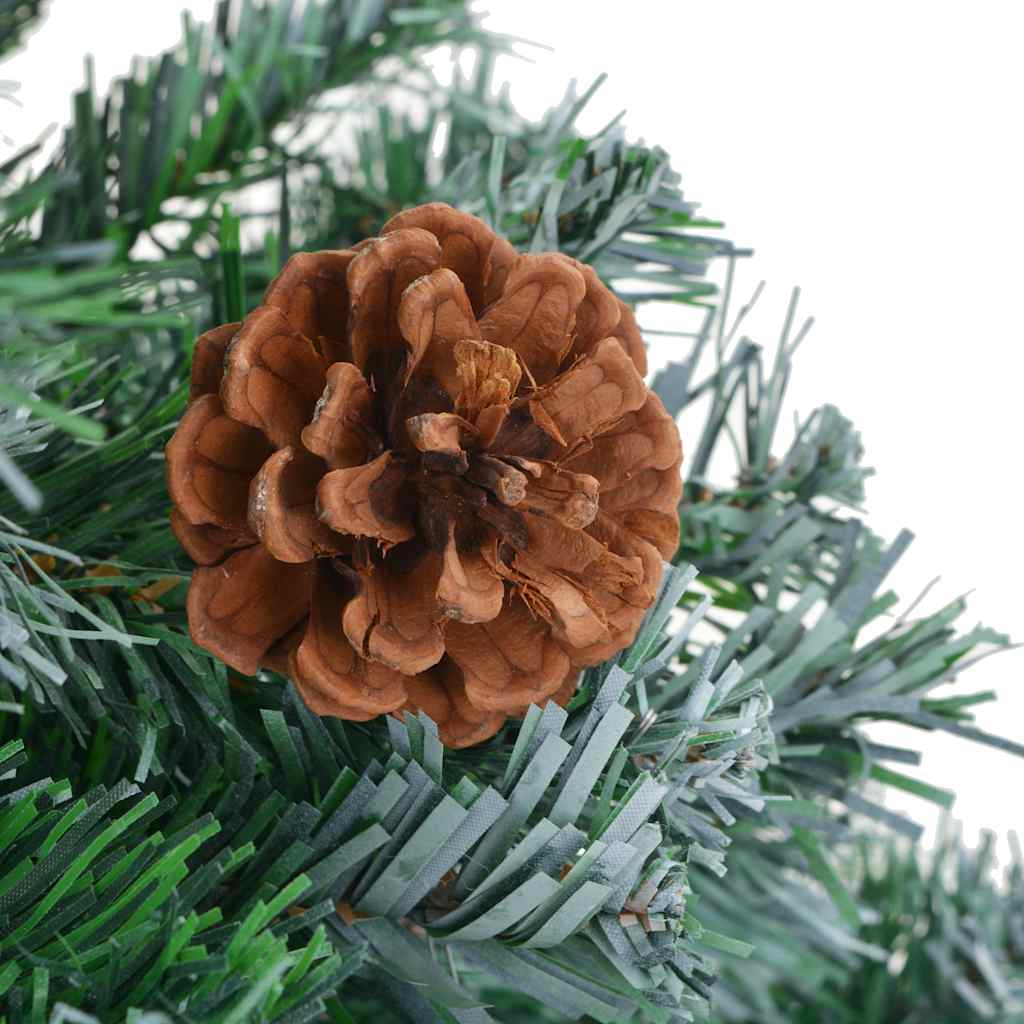 vidaXL Künstlicher Weihnachtsbaum mit Tannenzapfen 180 cm
