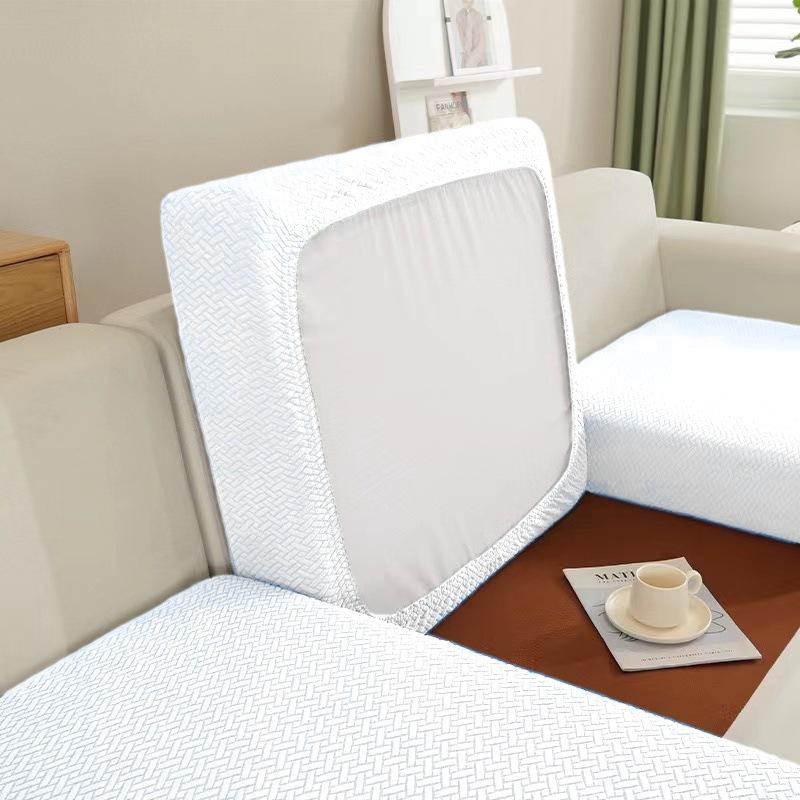 Thick Sofa Seat Cushion Cover Cat-Proof Scratch-Resistant Fabric Anti-Slip Waterproof Sofa Protector Soft Washable Pet-Friendly
