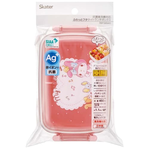 Skater Bento Box My Melody Easy Music Sanrio 450ml Antibacterial Children's Girls Made In Japan RBF3ANAG-A