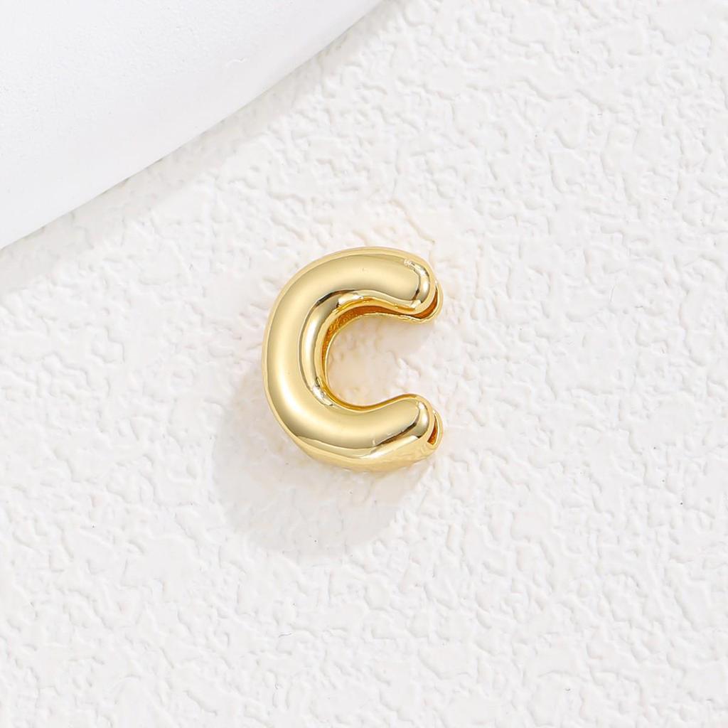 26 Engelse Alfabet Verstelbare Stalen Armband - 10mm Horlogeband Hand Sieraden