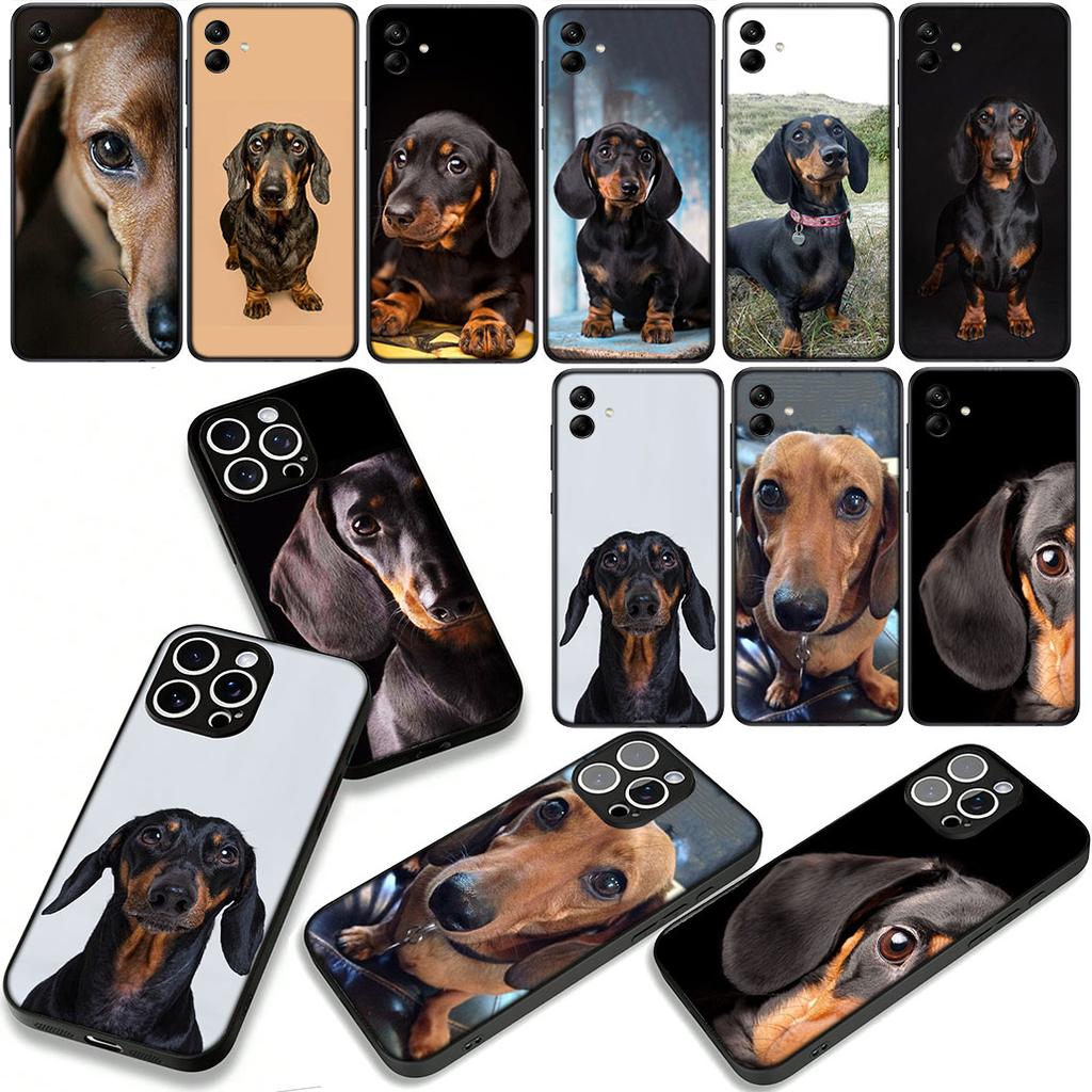 Phone Cover for Samsung Galaxy A07 A13 A12 A14 A23 A42 A50 A51 A52 A53 A70 A71 A72 A21S A04 Note 20 9 8 10 Case Dachshund Dog