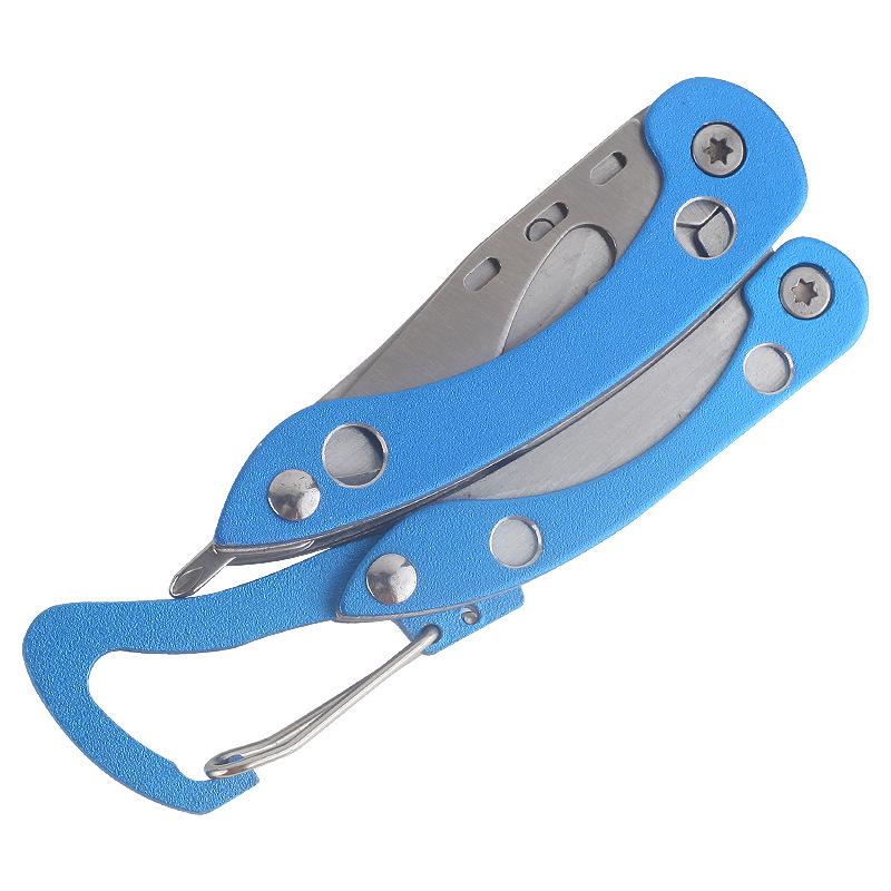Compact Multi-Tool Keychain: Folding Knife, Pliers, and EDC Emergency Gear