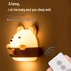 Remote-Control Plug-In & Rechargeable Night Light for Newborns - Ideal for Bedside, Breastfeeding, and Nighttime Baby Care