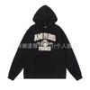 Unisex Embroidered Heart Hoodie Sweatshirt Casual Loose Fit Cotton Pullover Winter