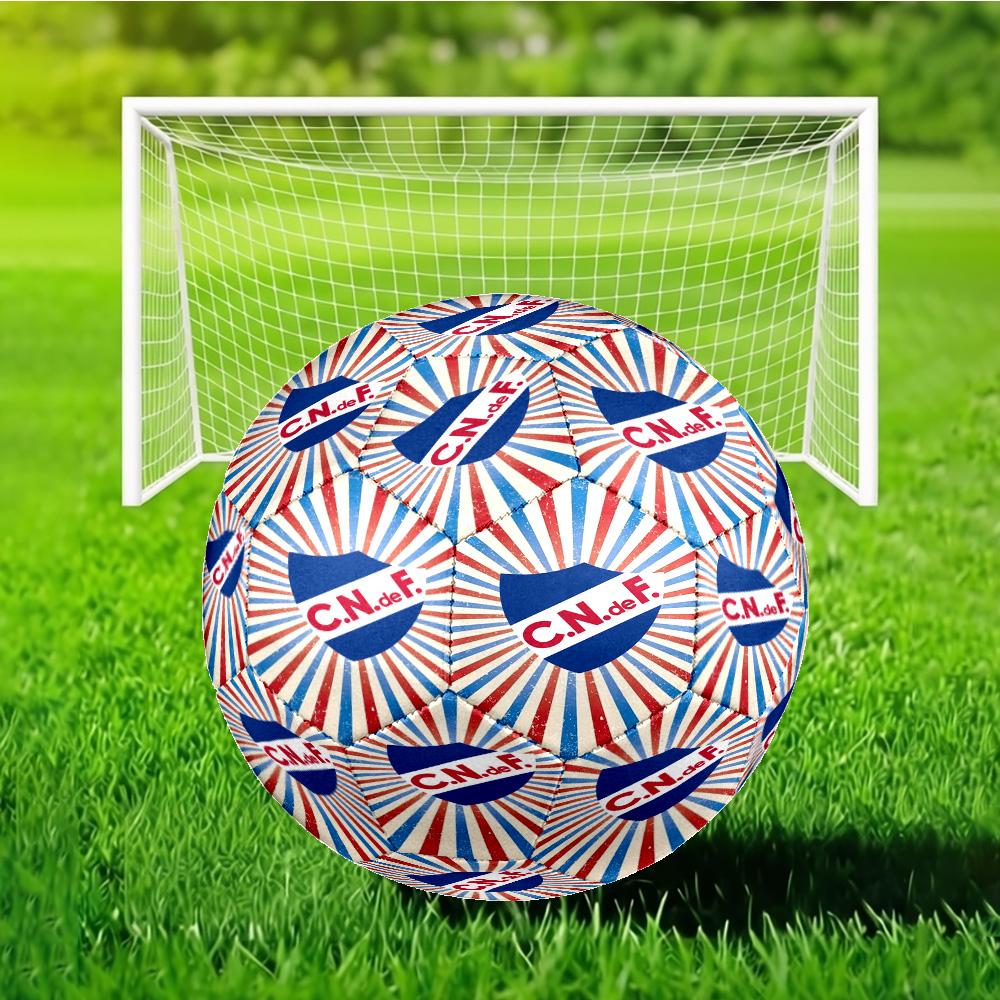 Montevideo Crest Design Size 5 Soccer Balls, Anti-Slip, Protective Football, Outdoor Sport, Practice Games, Birthdays Gift Suitable for fan