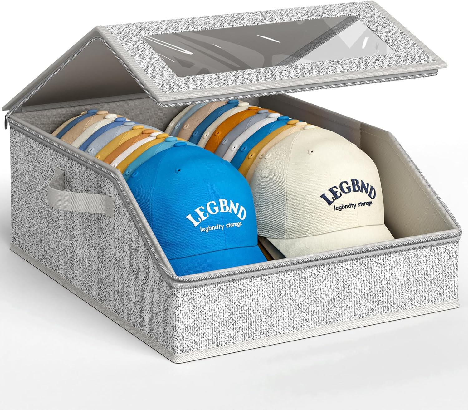 24 Колпака Складная Молния Бейсболка Коробка для Хранения Нетканая Пылезащитная Коробка для Хранения Коробка для Хранения Кепок Коробки для Хранения в Шкафу Хранение