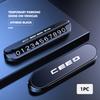 For KIA Car Luminous Temporary Parking Card Phone Number Card Plate Ceed ED 2006 2007 2008 2009 2010 2011 2012 xzlhg22