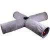 Cat Tunnel Tube for S, Cat Toys Collapsible, Kitty Tunnel Toy for Puppy, Kitten, Rabbit, Gray