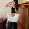 Korean Style Large Capacity Straw Beach Bag - Versatile Woven Tote for Women
