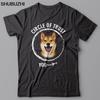 Helt ny T-skjorte Unisex Bomullsklær Tillitsring Shiba Inu Gave til Japansk Hundekjenner Sommerkul T-skjorter Topper