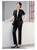 Women's Summer Short-Sleeve Suit for Elegant Professional Look